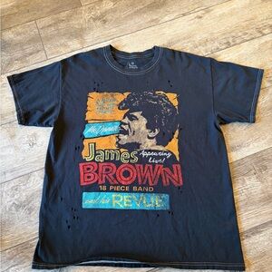 James Brown Graphic Black T-Shirt